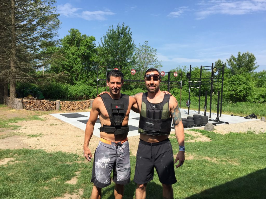 Mr. Worldwide and Adam "Slick Back" Stevens got after Murph today at the Worldwide Compound.